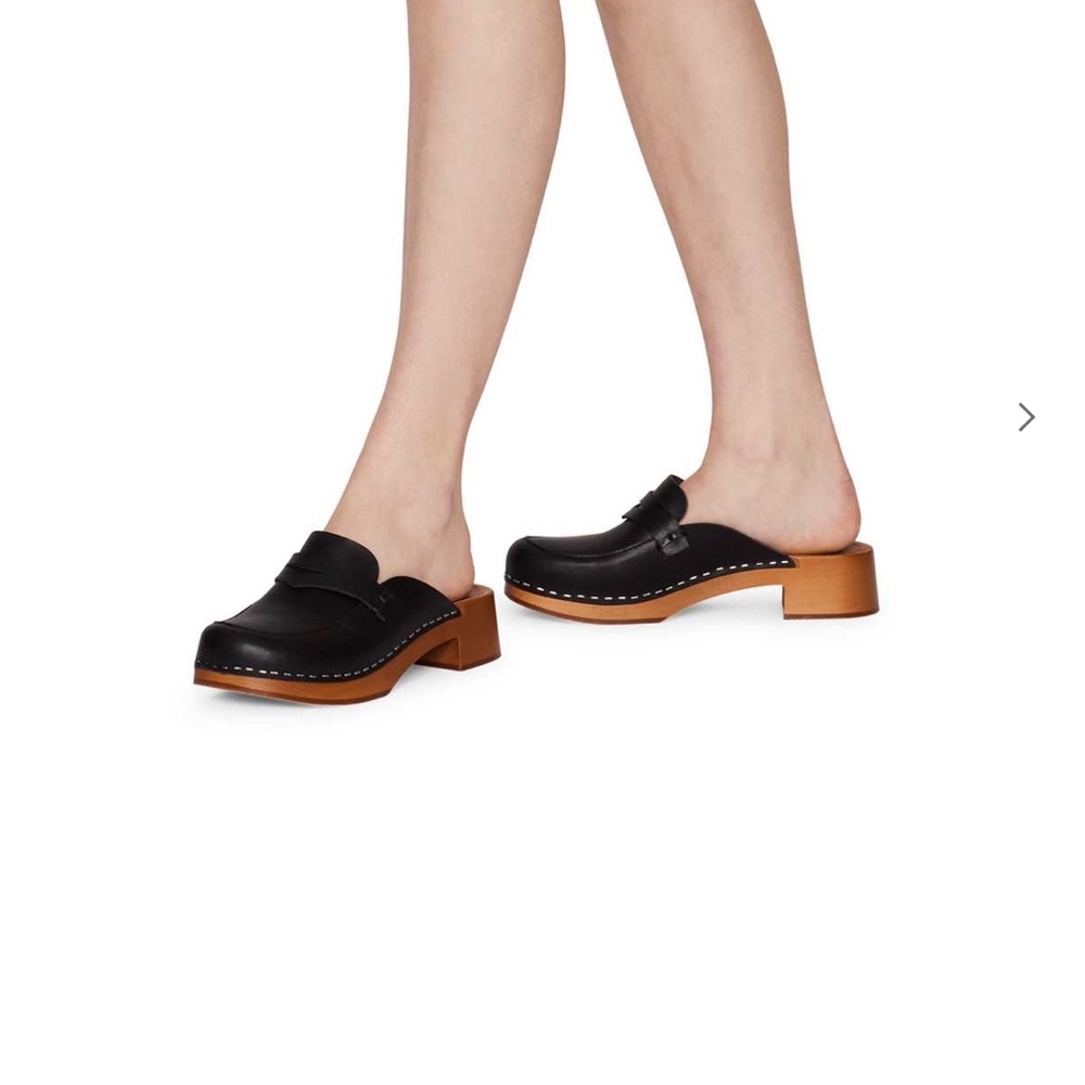 Anthropologie New Loafer Swedish Hasbeens slip in clog LOVE IT❤️ - Picture 7 of 13